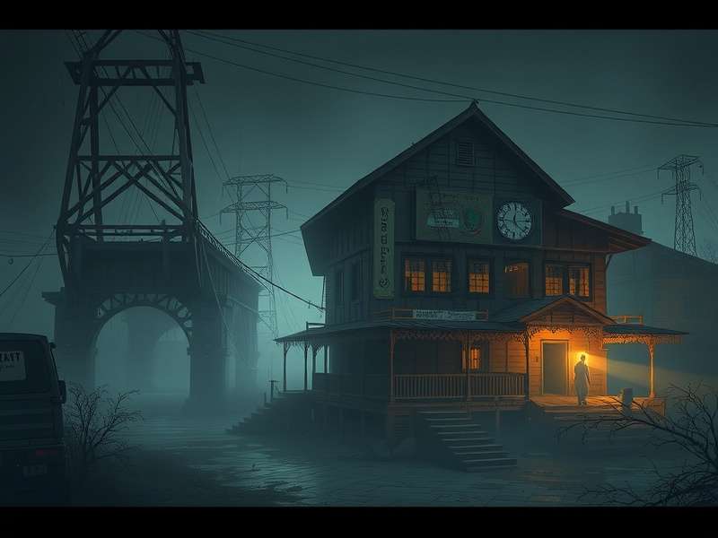 Mysterious Dwelling Delhi promotional artwork showing Delhi skyline with mystery elements